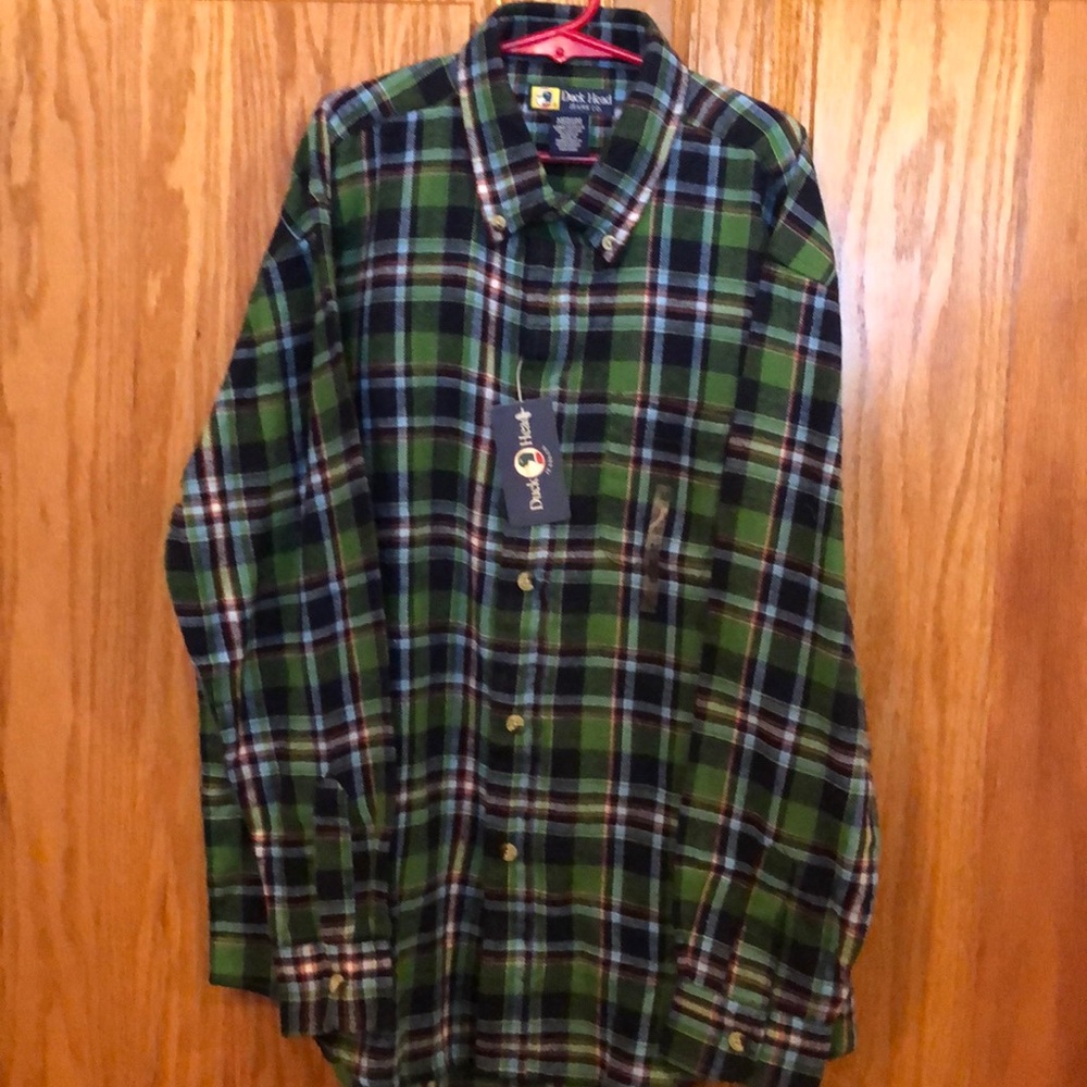 Duck Head long sleeve flannel shirt